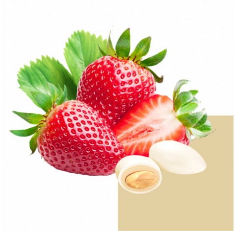 Sugared Almonds Double Milk Fragola