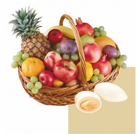 Doppio Milk Misto Frutta | Confetti alla mandorla aromatizzati | Diamanti di Zucchero
