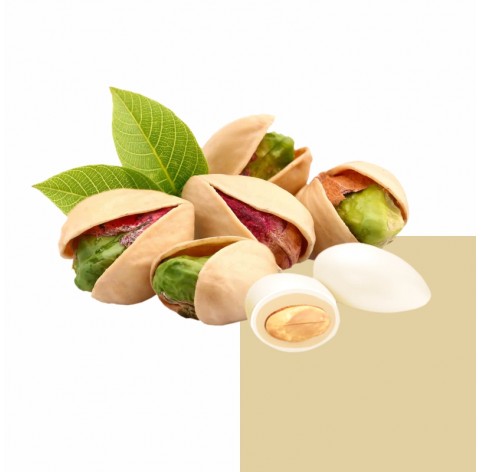 Doppio Milk Pistacchio | Confetti alla mandorla aromatizzati | Diamanti di Zucchero