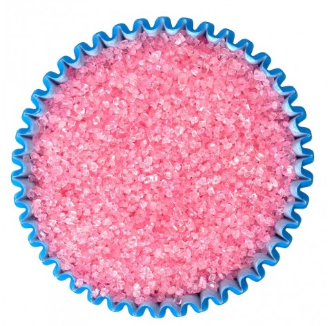 Cristalli di zucchero rosa | Decorazioni dolci e torte | Diamanti di Zucchero