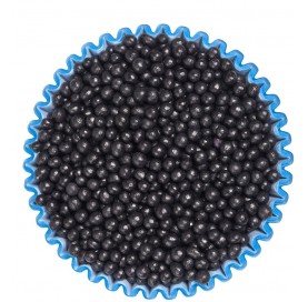 Sferici lucidi neri - Biglie di zucchero decorative