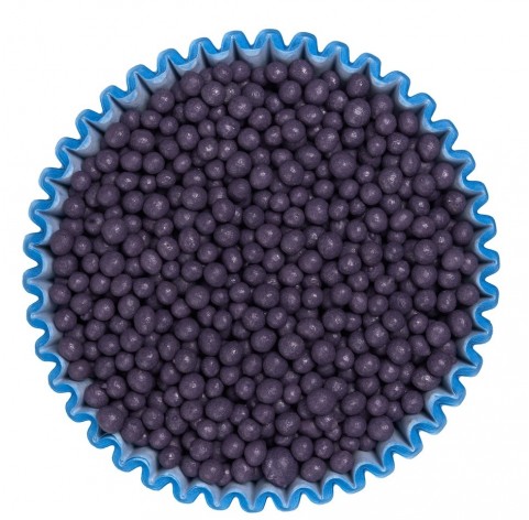 Sferici lucidi viola - Biglie di zucchero decorative