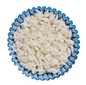 Stelline di zucchero bianche per decorazioni dolci - Diamanti di Zucchero