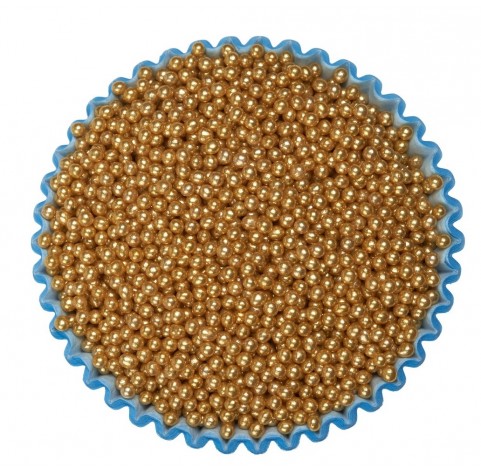 Sferici dorati 2mm | Biglie di zucchero per decorazioni