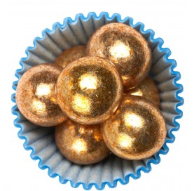 Mon Amour Dorati | Confetti dorati al cioccolato e nocciola | Diamanti di Zucchero