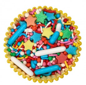 Zuccherini e sprinkles Arlecchino per decorazioni dolci | Diamanti di Zucchero