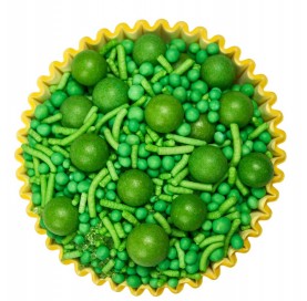 Zuccherini e Sprinkles Classic Verde per Decorazioni Torte | Diamanti di Zucchero