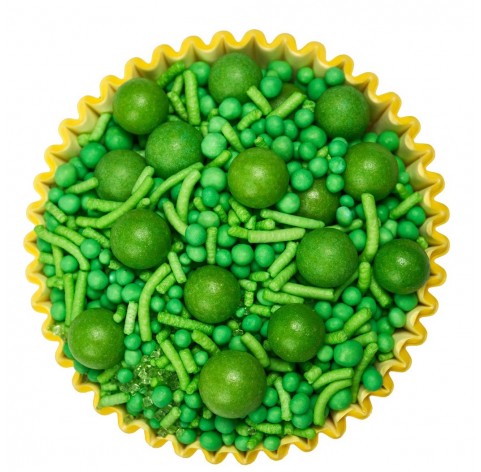 Zuccherini e Sprinkles Classic Verde per Decorazioni Torte | Diamanti di Zucchero