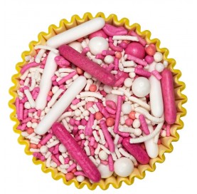 Passion – Granella e sfere di zucchero rosa e fucsia | Diamanti di Zucchero