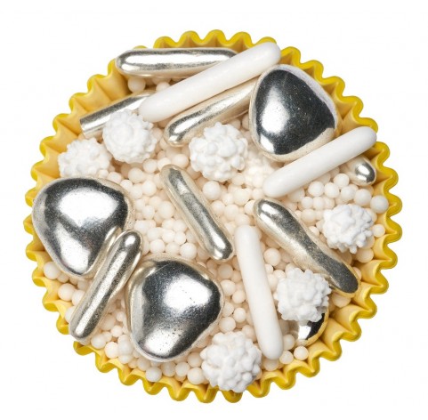 Purity – Granella e sfere di zucchero perlate e metallizzate | Diamanti di Zucchero