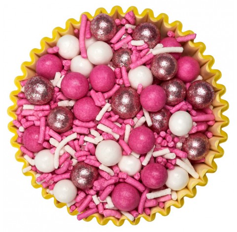 Pink Star | Mix rosa perlate e metallizzate | Diamanti di Zucchero