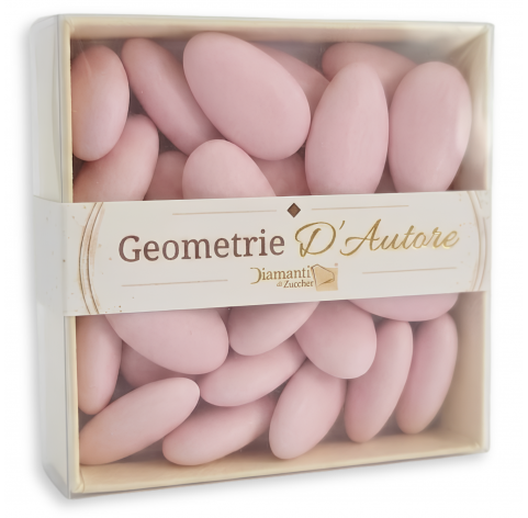 Geometrie D'Autore Dolci Melodie Rosa - confetti alla mandorla
