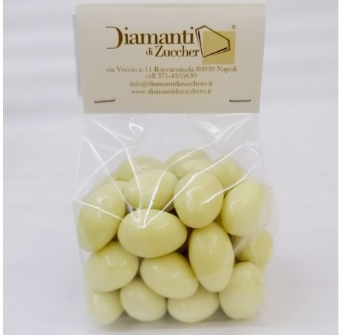 White Almonds | Mandorle ricoperte di cioccolato bianco