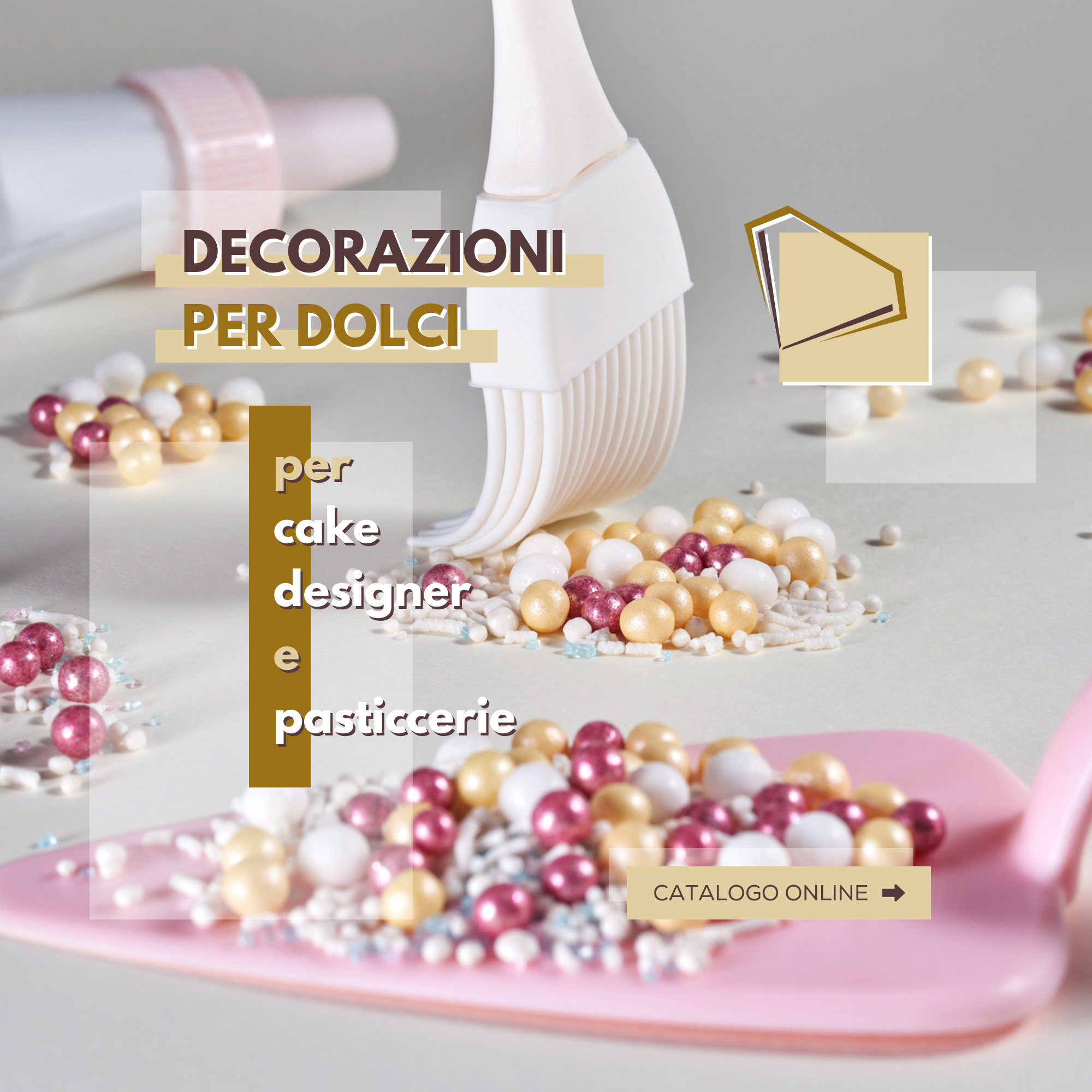 Decorazioni per dolci, per cake designer e pasticcerie